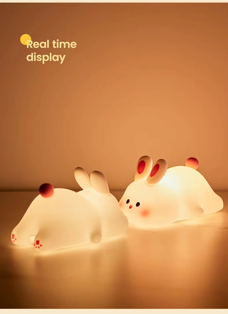 Squishy Bunny LED Night Light