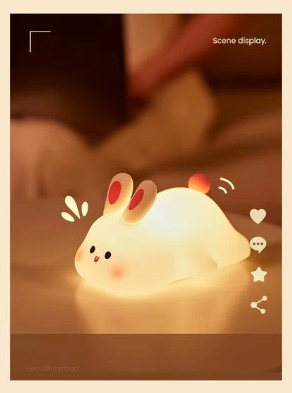 Squishy Bunny LED Night Light