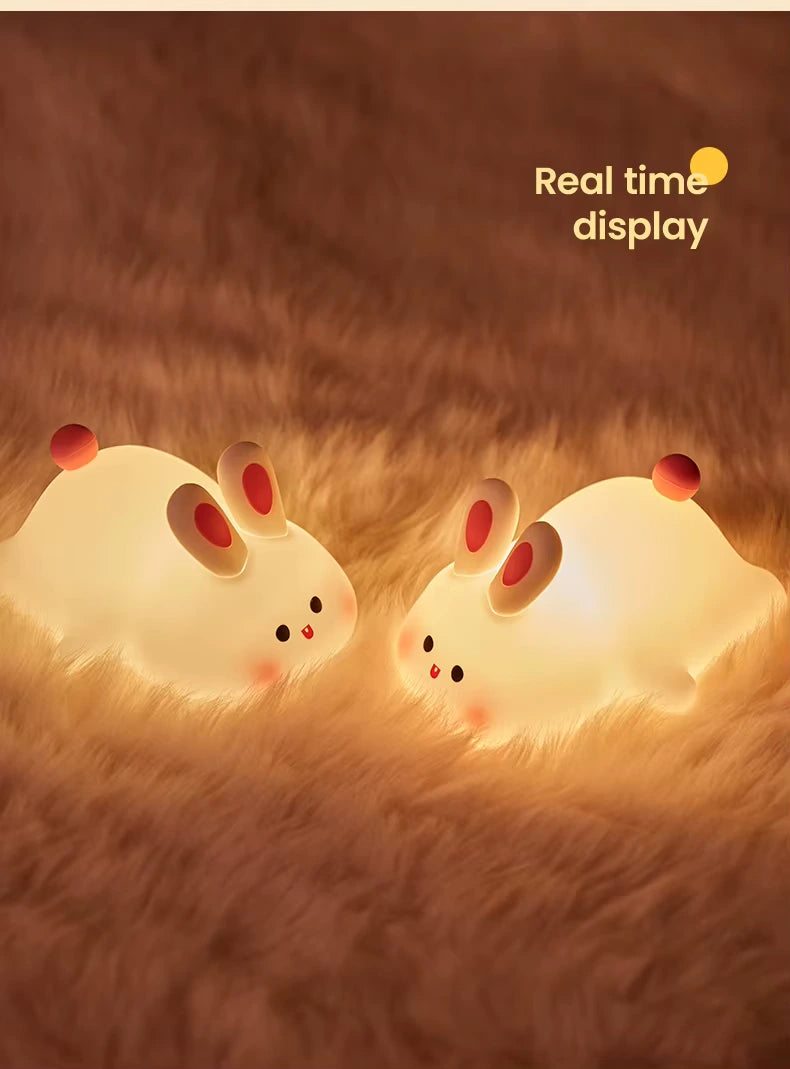 Squishy Bunny LED Night Light